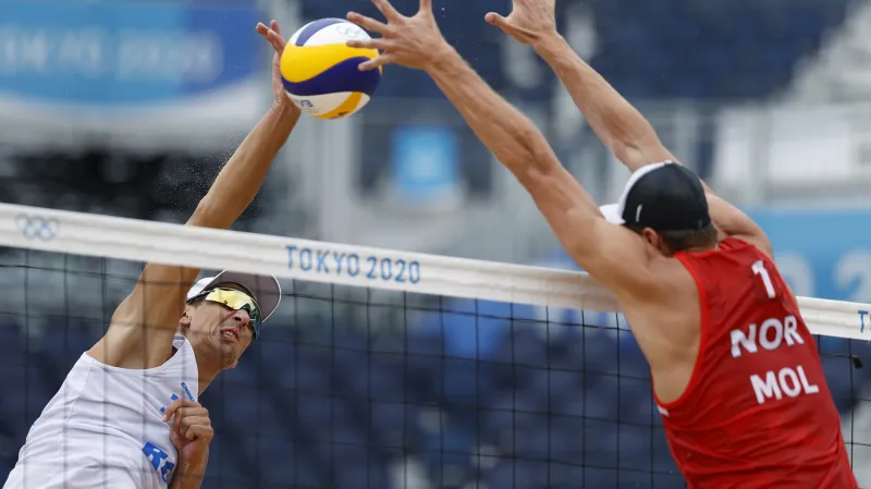 Záznam mužského beachvolejbalového finále