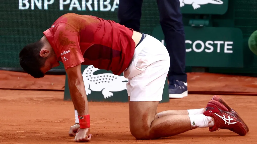 Novak Djokovič na Roland Garros