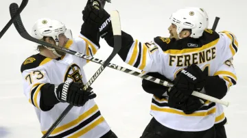 Radost hráčů Bostonu