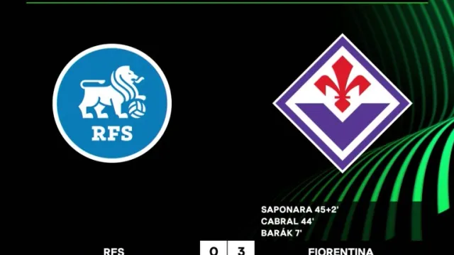 Sestřih utkání RFS - Fiorentina