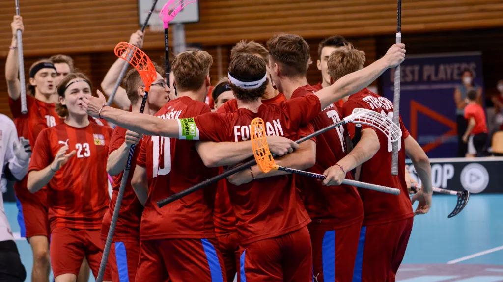 Čeští junioři na MS ve florbale