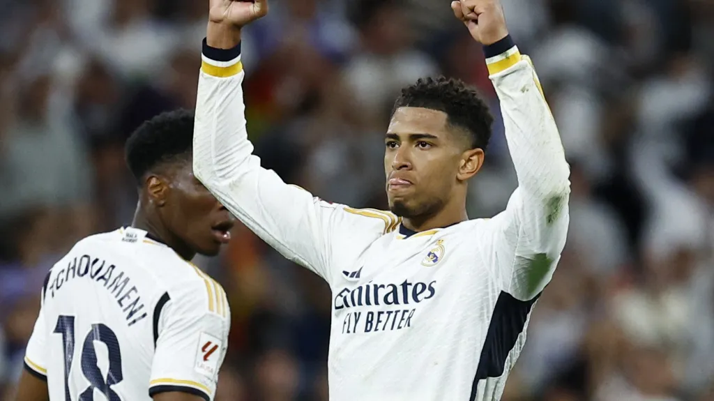 Emoce Judea Bellinghama po vstřelené brance 