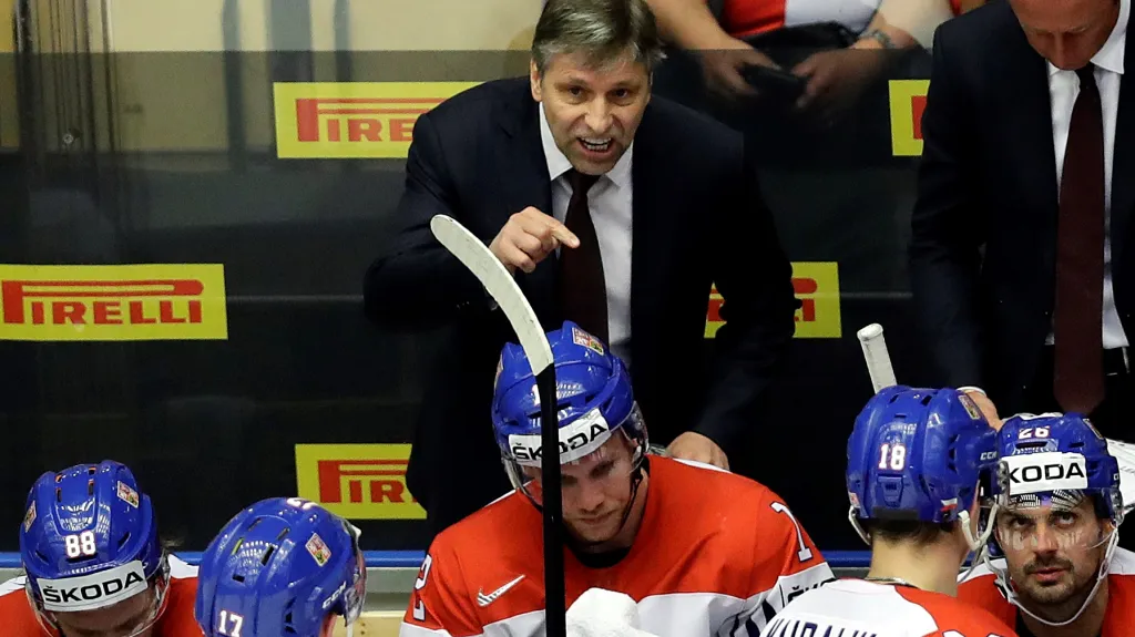 Josef Jandač na lavičce české reprezentace