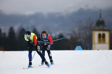 Simona Bubeníčková s trasérem Davidem Šrůtkem
