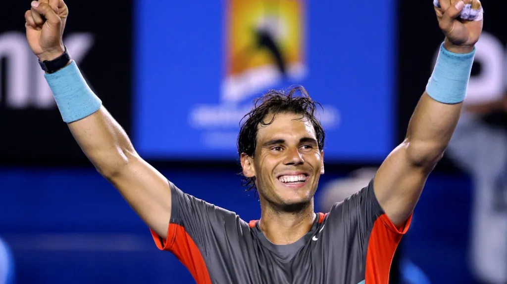 Rafael Nadal slaví postup do finále