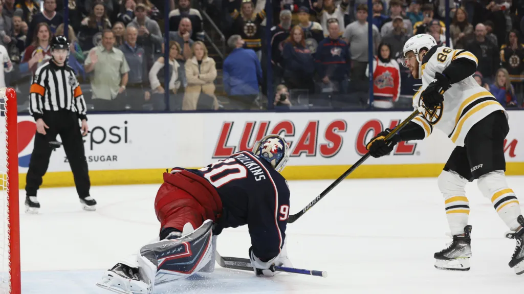 David Pastrňák a jeho rozhodující nájezd proti Columbusu