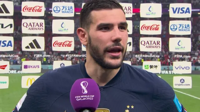 Ohlasy vítězů po zápase Francie - Maroko