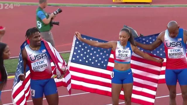 Mílařky v Eugenu postoupily do semifinále, Felixová se rozloučila bronzem ze smíšených štafet