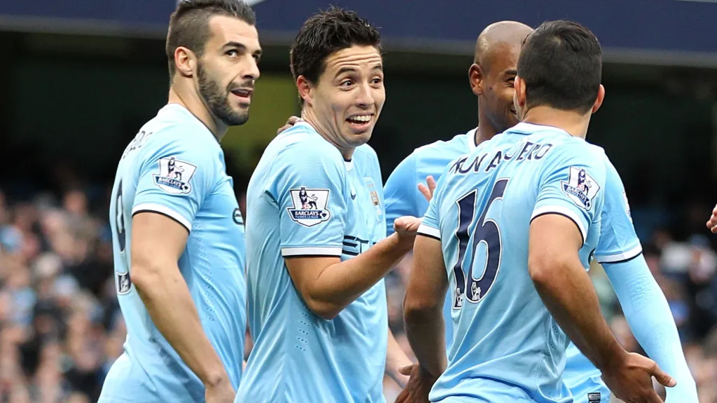 Slavící hráči Manchesteru City