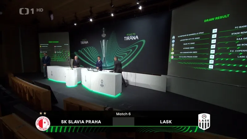 Slavii čeká v Konferenční lize LASK Linec