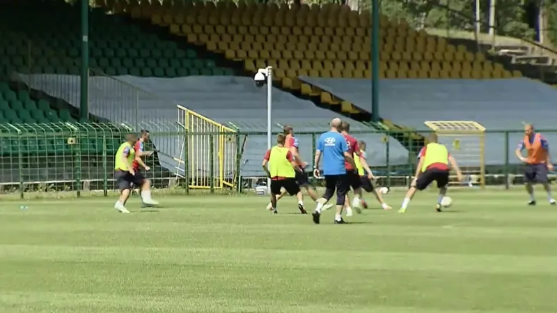 Jednadvacítka uznala kvalitu Německa. Na tréninku fungovaly dvě skupiny