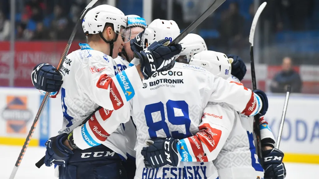 Radost plzeňských hokejistů