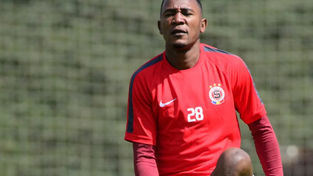 Francis Litsingi na tréninku Sparty