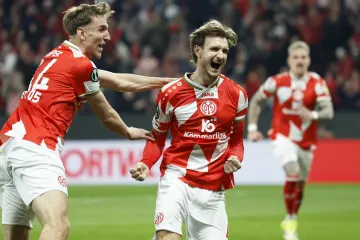 Radost fotbalistů Mohuče