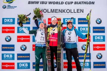 Tři nejlepší sprinterského závodu v Oslu