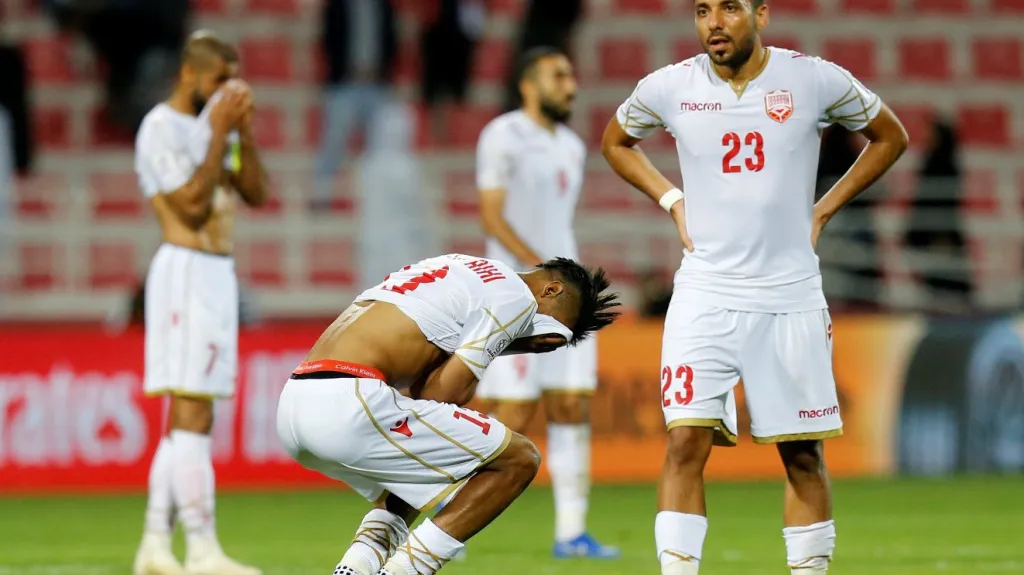 Zklamaní fotbalisté Bahrajnu