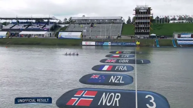 Rozjížďka české párové čtyřky mužů