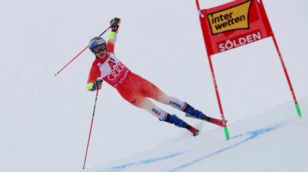 Marco Odermatt vyhrál obří slalom Světového poháru v Söldenu