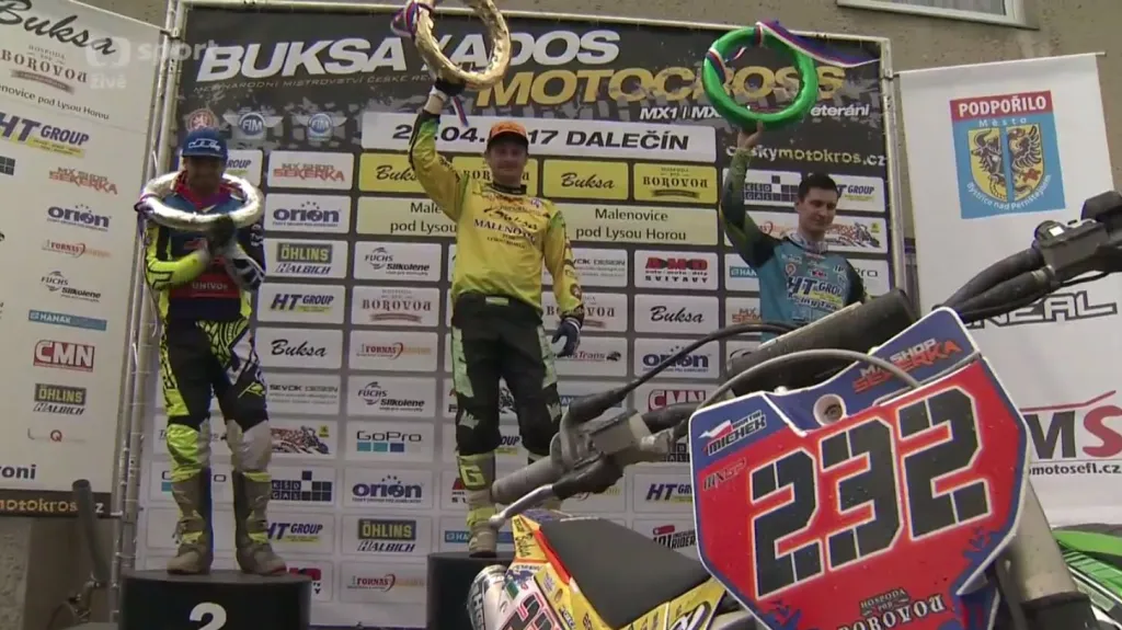 Motokrosař Michek vyhrál v Dalečíně