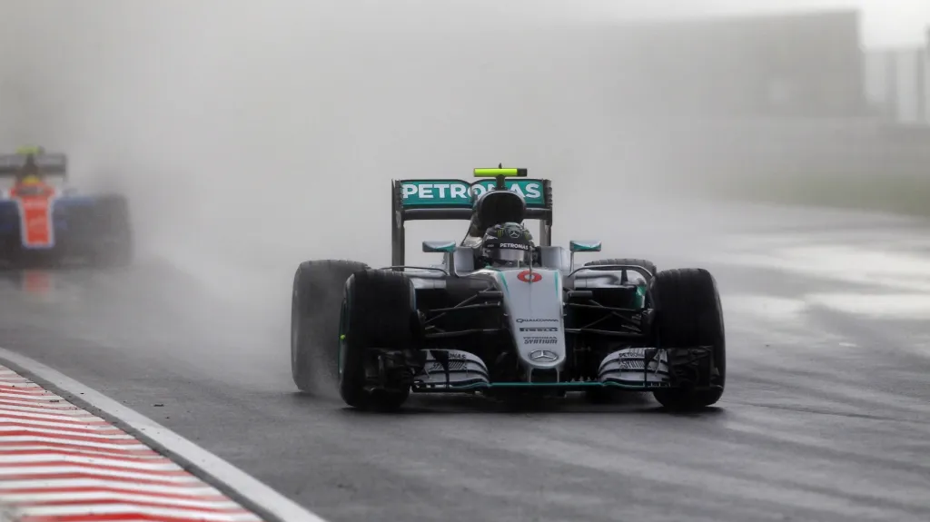 Nico Rosberg během kvalifikace na Velkou cenu Maďarska