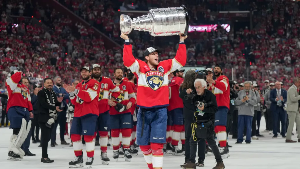 Florida Panthers slaví zisk Stanley Cupu