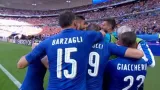 Gól v utkání Itálie - Španělsko: Chiellini - 1:0 (33. min.)