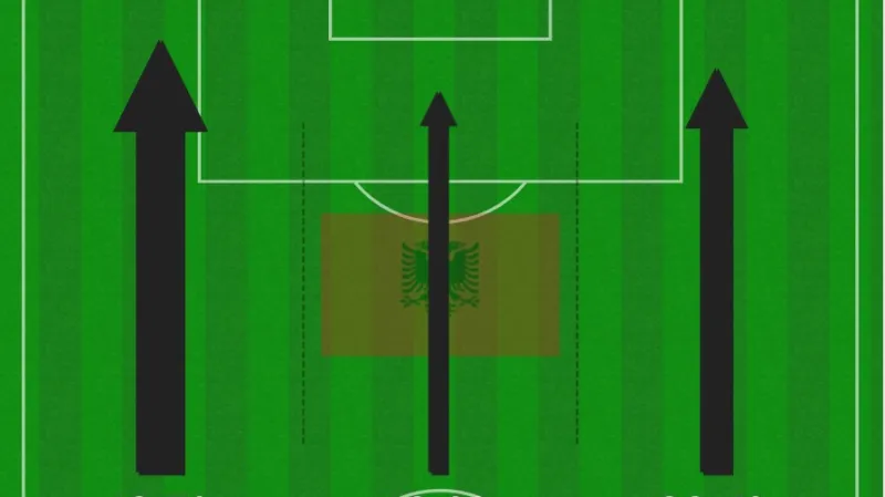 Kudy vedla Albánie útoky v posledním utkání s Gruzií