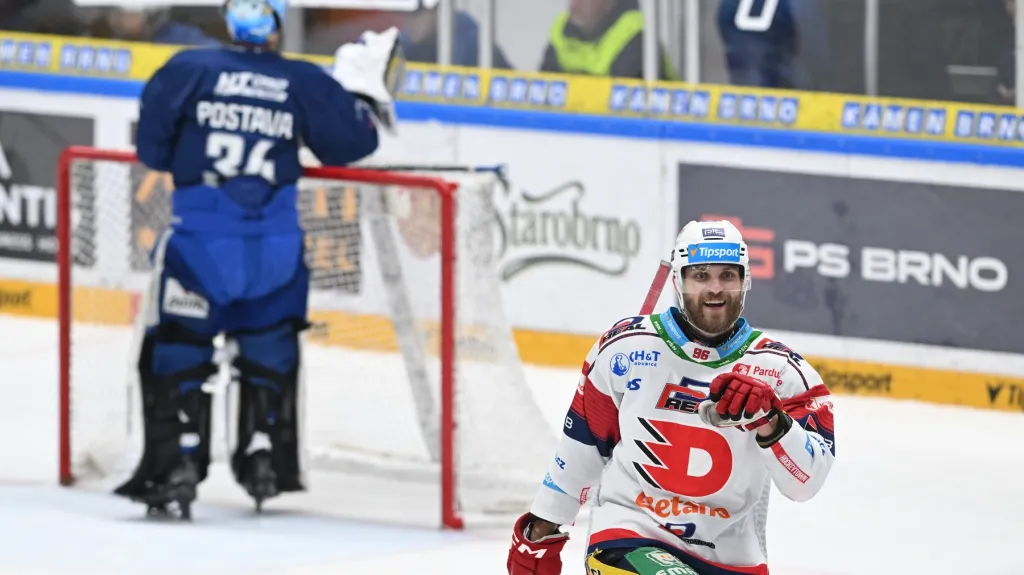 Jiří Smejkal se raduje z branky