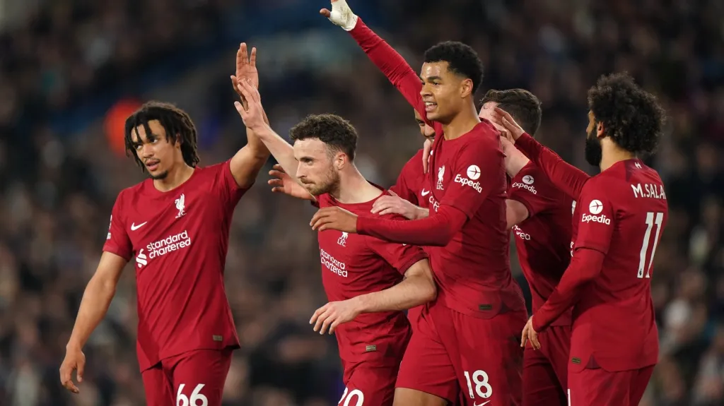 Radost fotbalistů Liverpoolu