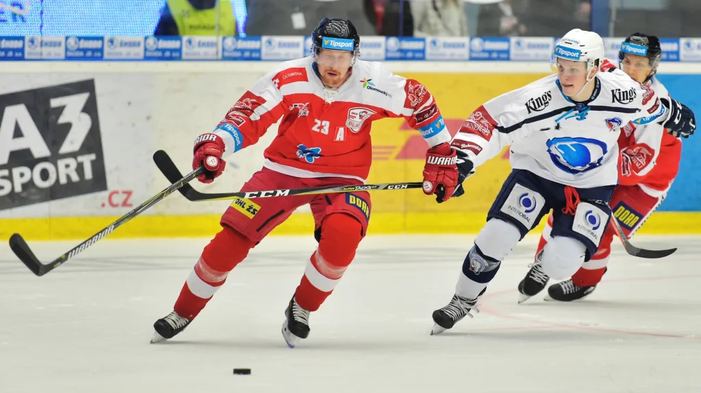 Jiří Ondrušek z Olomouce a Jakub Pour z Plzně 