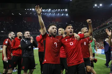 Radost albánských fotbalistů