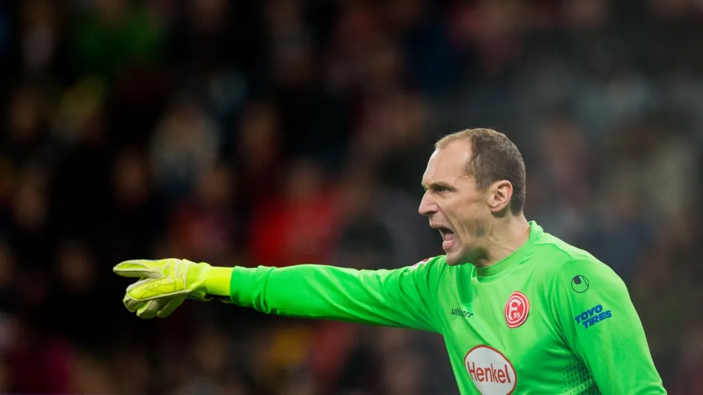 Jaroslav Drobný v dresu Düsseldorfu