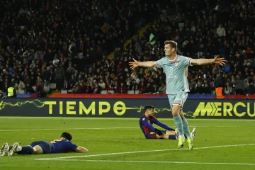 Alexander Sörloth oslavuje vítěznou branku