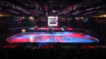 Tradiční exhibice na závěr krasobruslařského ME