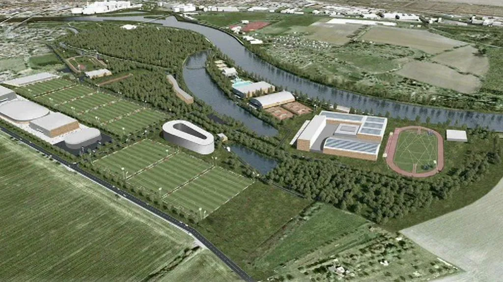 Schéma olympijského centra v Nymburku