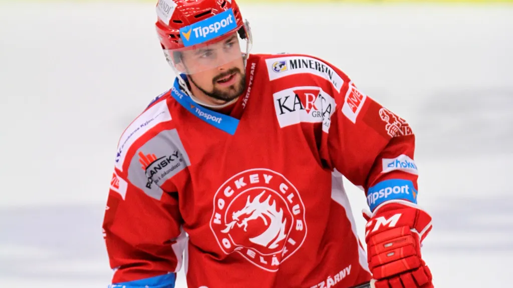 Rostislav Marosz v dresu třineckých Ocelářů