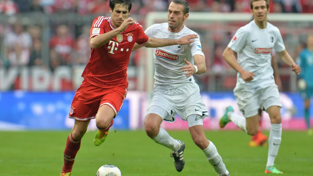 Pavel Krmaš v souboji s Javim Martinezem