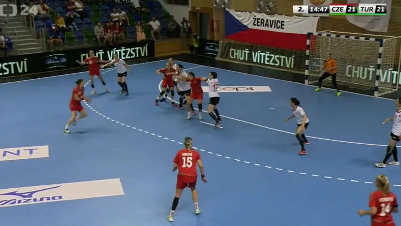 Házenkářky v prvním duelu play-off o MS Turecko porazily