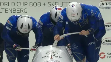 Jízda českých bobistů ve 2. kole SP v Altenbergu