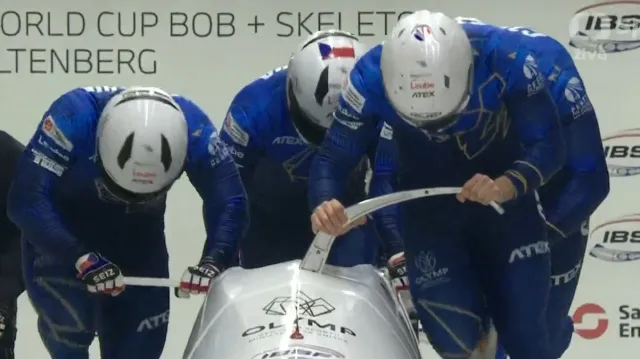 Jízda českých bobistů ve 2. kole SP v Altenbergu