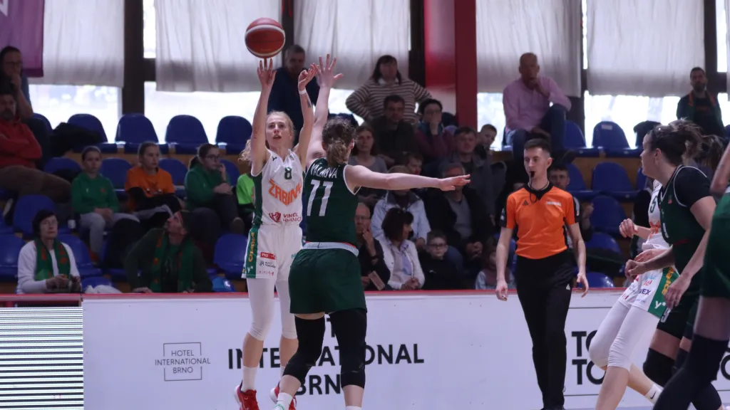 Semifinálové utkání Žabiny Brno – SBŠ Ostrava