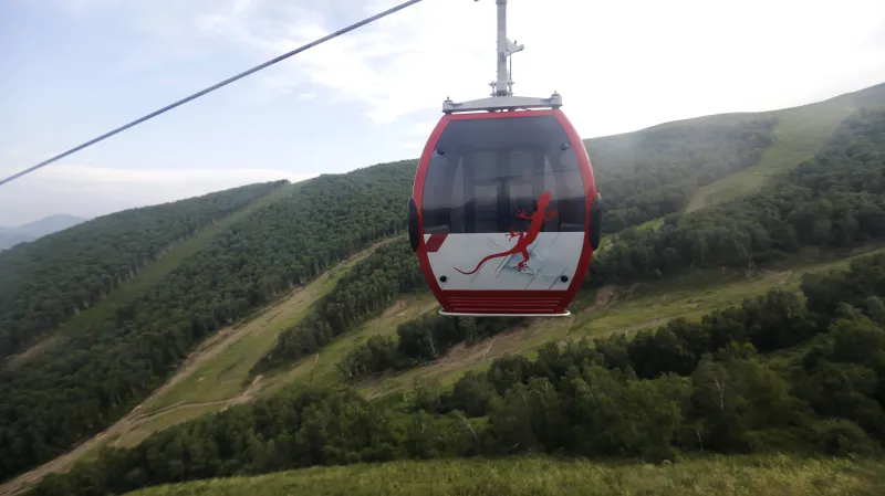 Lyžařské středisko Genting v horské oblasti Čang-ťia-kchou