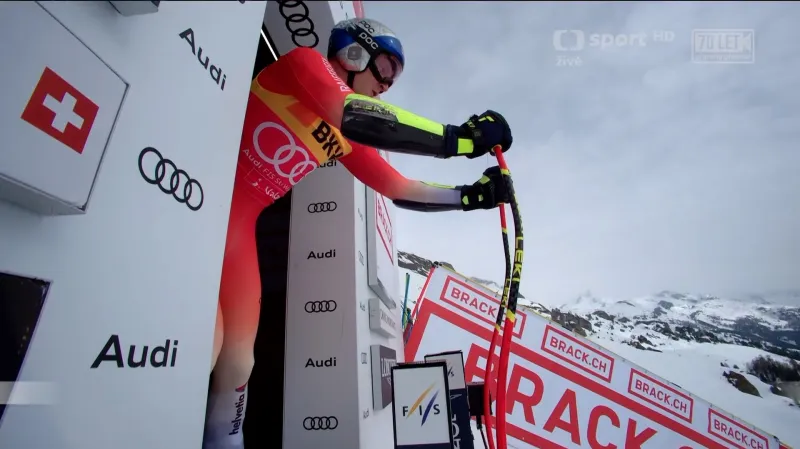 Odermattův další triumf v super-G