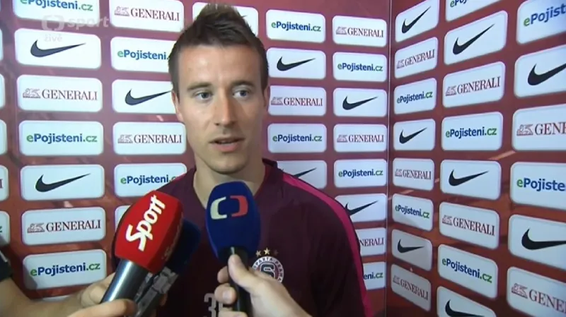 Záložník Sparty Lukáš Mareček