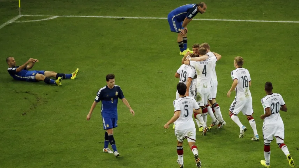 Finále Německo - Argentina