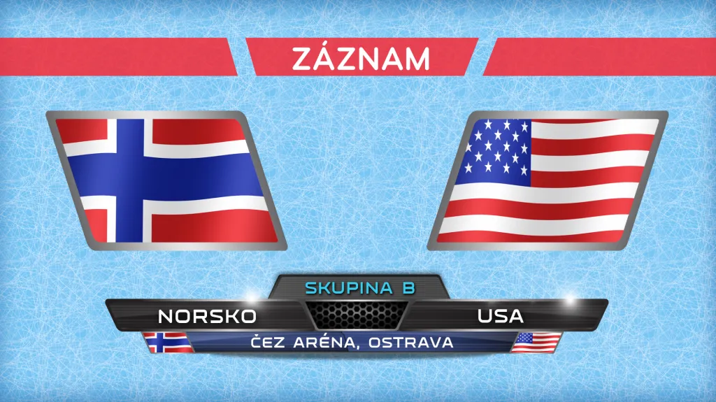 Záznam utkání Norsko - USA