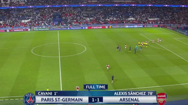 Sestřih utkání PSG - Arsenal