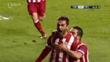 Gól v utkání Chelsea – Atlético Madrid: López – 1:1. (44. min.)