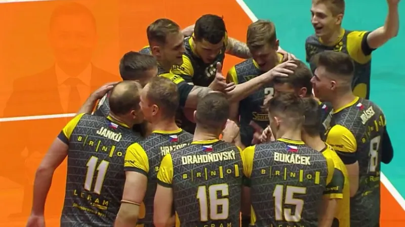 Volejbalisté Brna suverénně přehráli Příbram