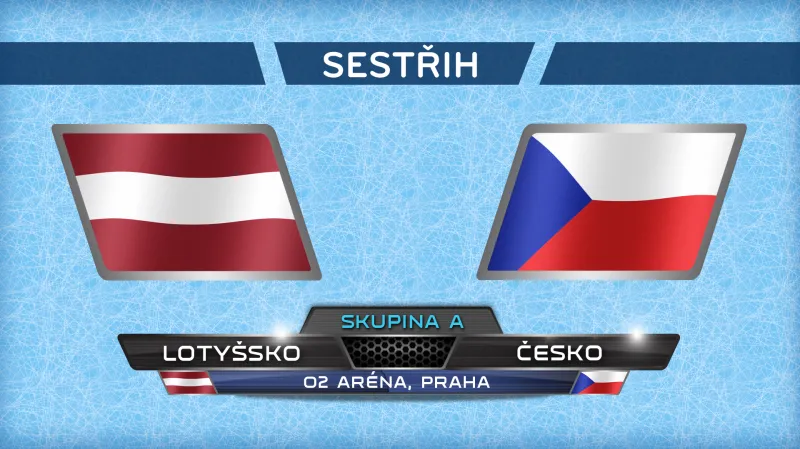 Sestřih utkání Lotyšsko - Česko